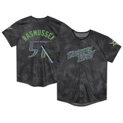 Drew Rasmussen Toddler Tampa Bay Rays 2024 City Connect Jersey - Charcoal Limited