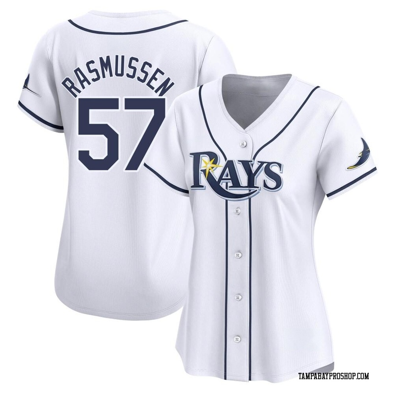 Drew Rasmussen Women's Tampa Bay Rays Home Jersey - White Limited