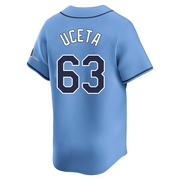 Edwin Uceta Men's Tampa Bay Rays Alternate Jersey - Light Blue Limited
