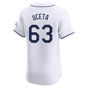 Edwin Uceta Men's Tampa Bay Rays Home Jersey - White Elite