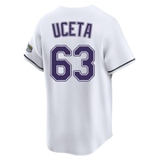 Edwin Uceta Men's Tampa Bay Rays Throwback Cooperstown Jersey - White Limited