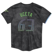 Edwin Uceta Toddler Tampa Bay Rays 2024 City Connect Jersey - Charcoal Limited
