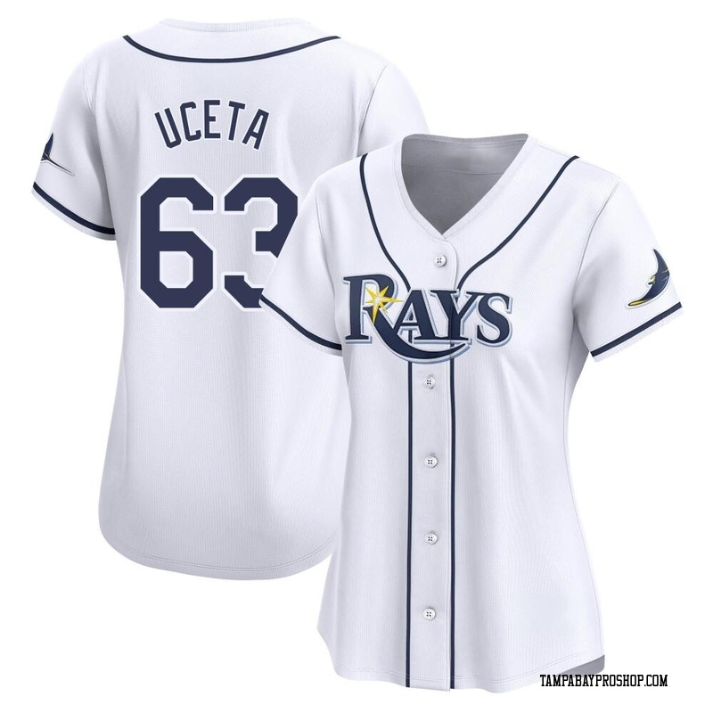 Edwin Uceta Women's Tampa Bay Rays Home Jersey - White Limited