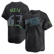 Edwin Uceta Youth Tampa Bay Rays 2024 City Connect Jersey - Charcoal Limited