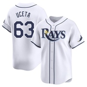 Edwin Uceta Youth Tampa Bay Rays Home Jersey - White Limited