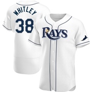 Forrest Whitley Men's Tampa Bay Rays Home Jersey - White Authentic