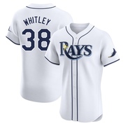 Forrest Whitley Men's Tampa Bay Rays Home Jersey - White Elite