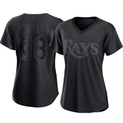 Forrest Whitley Women's Tampa Bay Rays Pitch Fashion Jersey - Black Replica