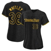 Forrest Whitley Women's Tampa Bay Rays Snake Skin City Jersey - Black Replica