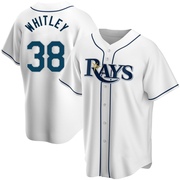 Forrest Whitley Youth Tampa Bay Rays Home Jersey - White Replica