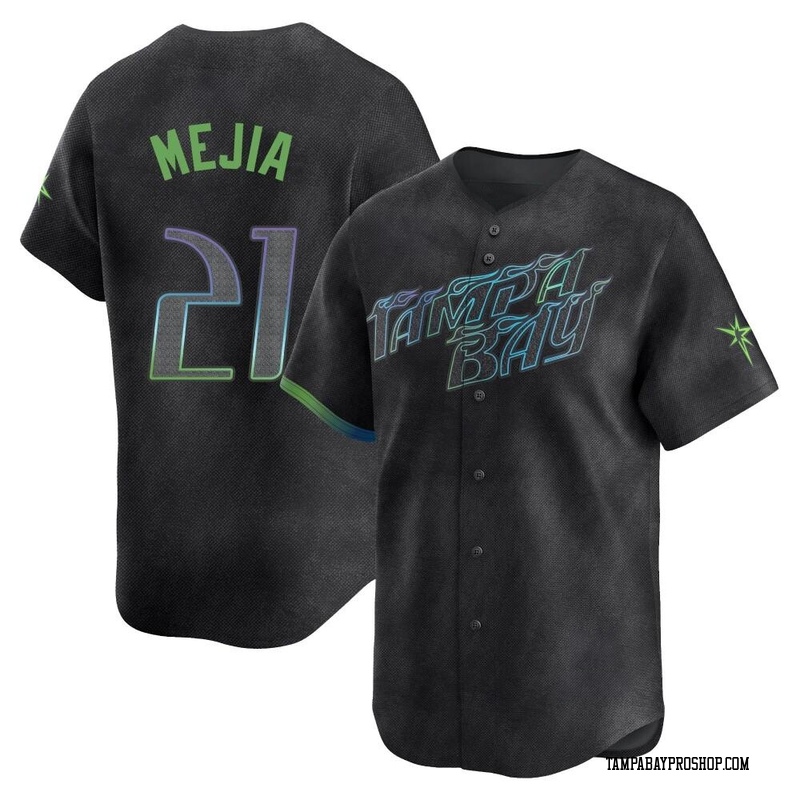 Francisco Mejia Men's Tampa Bay Rays 2024 City Connect Jersey - Charcoal Limited
