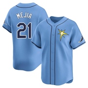 Francisco Mejia Men's Tampa Bay Rays Alternate Jersey - Light Blue Limited