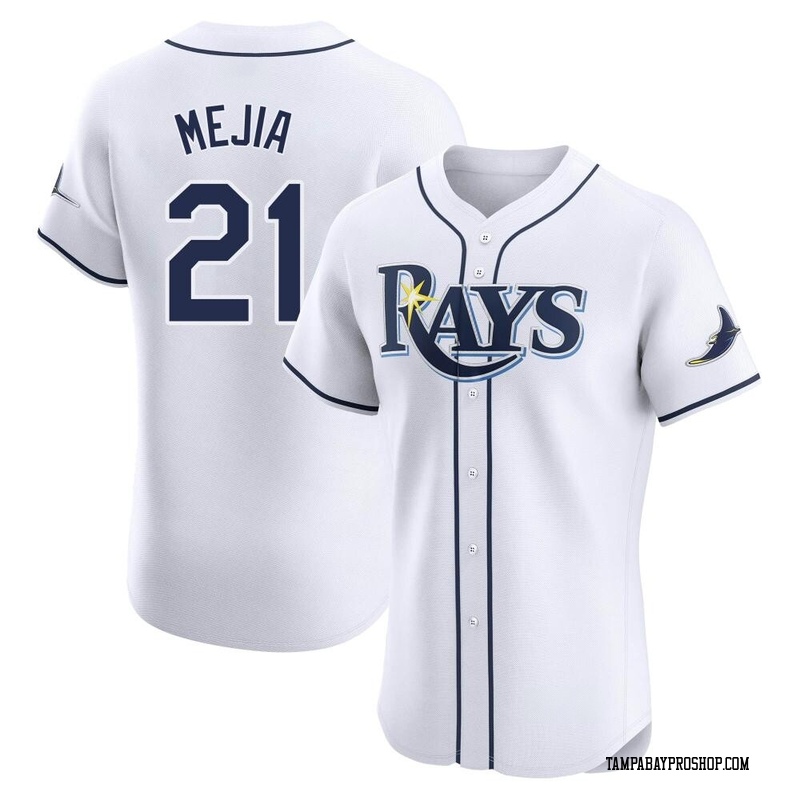Francisco Mejia Men's Tampa Bay Rays Home Jersey - White Elite