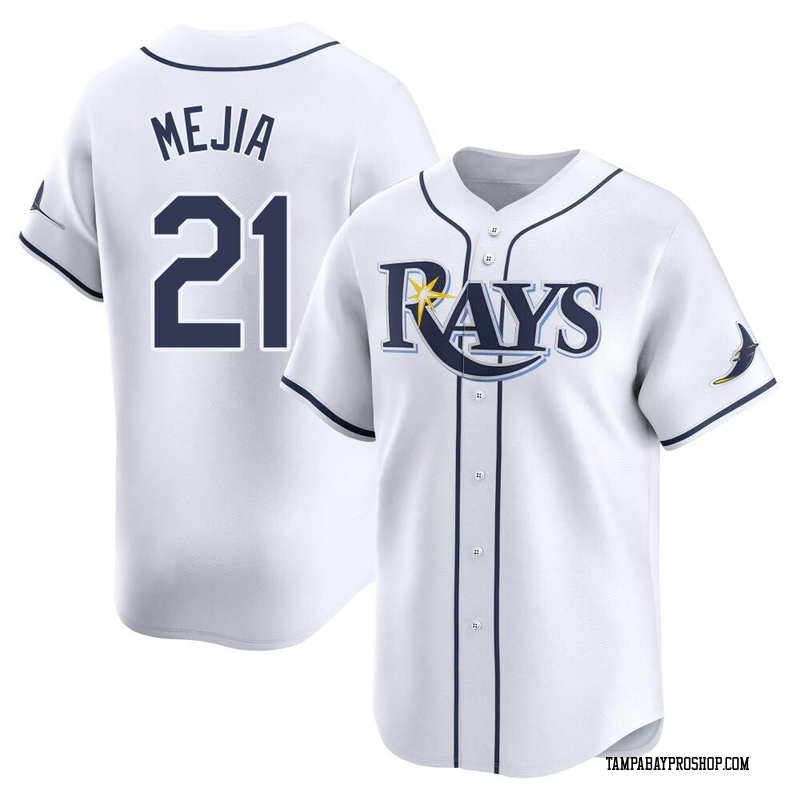 Francisco Mejia Youth Tampa Bay Rays Home Jersey - White Limited