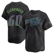 Garrett Cleavinger Men's Tampa Bay Rays 2024 City Connect Jersey - Charcoal Limited