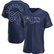 Garrett Cleavinger Men's Tampa Bay Rays Alternate Jersey - Navy Authentic