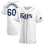 Garrett Cleavinger Men's Tampa Bay Rays Home Jersey - White Authentic
