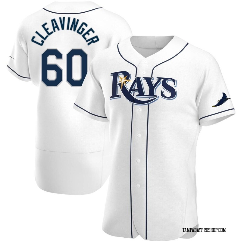 Garrett Cleavinger Men's Tampa Bay Rays Home Jersey - White Authentic