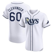 Garrett Cleavinger Men's Tampa Bay Rays Home Jersey - White Elite