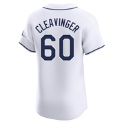 Garrett Cleavinger Men's Tampa Bay Rays Home Jersey - White Elite
