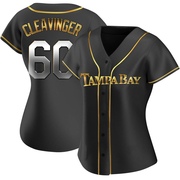 Garrett Cleavinger Women's Tampa Bay Rays Alternate Jersey - Black Golden Replica