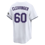 Garrett Cleavinger Youth Tampa Bay Rays Throwback Cooperstown Jersey - White Limited