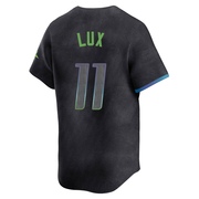 Gavin Lux Men's Tampa Bay Rays 2024 City Connect Jersey - Charcoal Limited