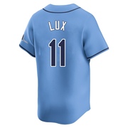 Gavin Lux Men's Tampa Bay Rays Alternate Jersey - Light Blue Limited