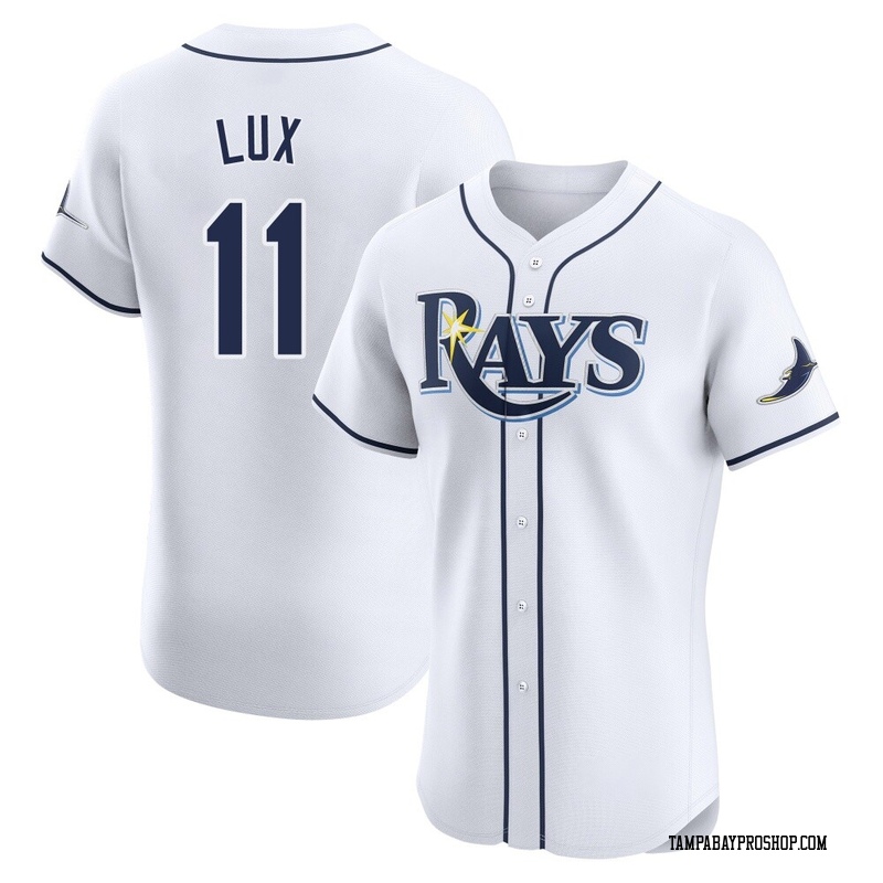 Gavin Lux Men's Tampa Bay Rays Home Jersey - White Elite