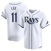 Gavin Lux Men's Tampa Bay Rays Home Jersey - White Limited