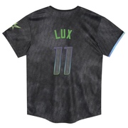 Gavin Lux Toddler Tampa Bay Rays 2024 City Connect Jersey - Charcoal Limited