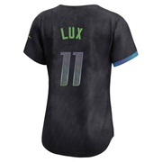 Gavin Lux Women's Tampa Bay Rays 2024 City Connect Jersey - Charcoal Limited