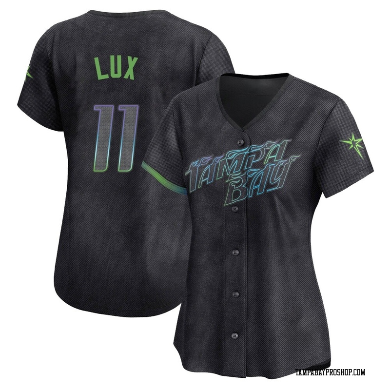 Gavin Lux Women's Tampa Bay Rays 2024 City Connect Jersey - Charcoal Limited