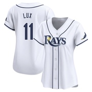 Gavin Lux Women's Tampa Bay Rays Home Jersey - White Limited