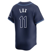 Gavin Lux Youth Tampa Bay Rays Away Jersey - Navy Limited