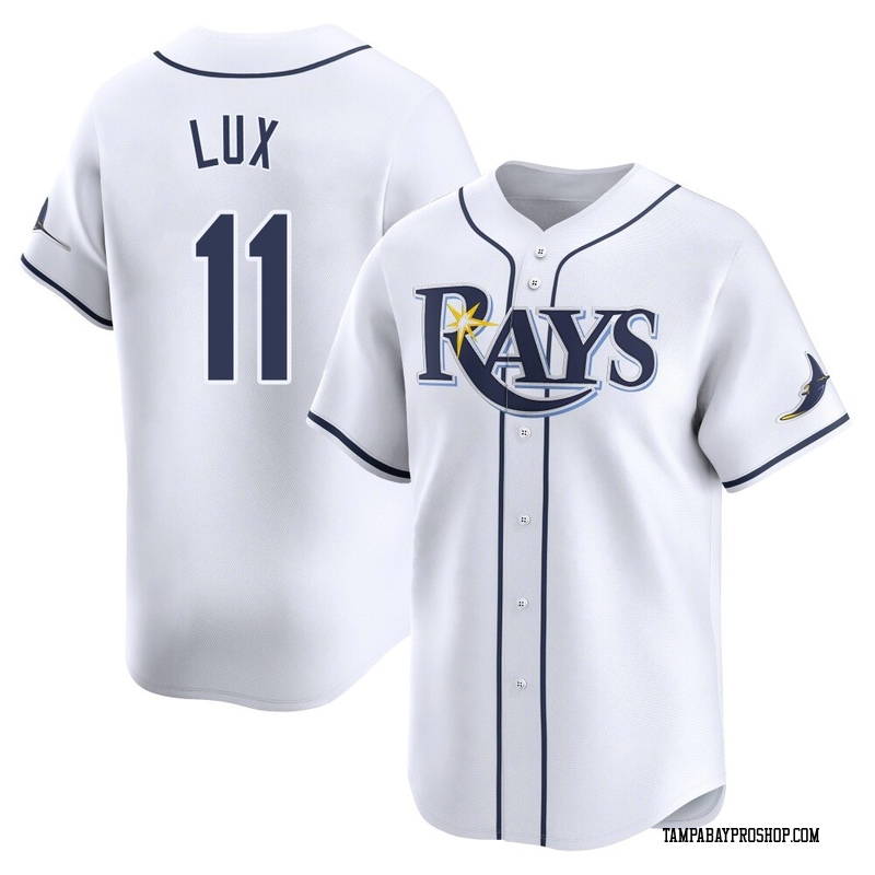 Gavin Lux Youth Tampa Bay Rays Home Jersey - White Limited