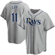Gavin Lux Youth Tampa Bay Rays Road Jersey - Gray Replica