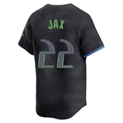 Griffin Jax Men's Tampa Bay Rays 2024 City Connect Jersey - Charcoal Limited