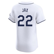 Griffin Jax Men's Tampa Bay Rays Home Jersey - White Elite