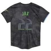 Griffin Jax Toddler Tampa Bay Rays 2024 City Connect Jersey - Charcoal Limited
