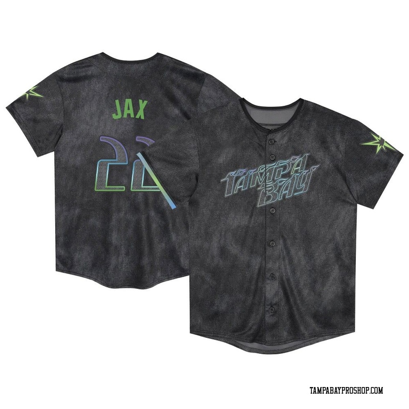 Griffin Jax Toddler Tampa Bay Rays 2024 City Connect Jersey - Charcoal Limited