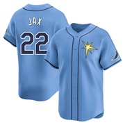 Griffin Jax Youth Tampa Bay Rays Alternate Jersey - Light Blue Limited