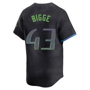 Hunter Bigge Men's Tampa Bay Rays 2024 City Connect Jersey - Charcoal Limited
