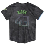Hunter Bigge Toddler Tampa Bay Rays 2024 City Connect Jersey - Charcoal Limited