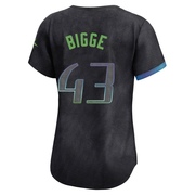 Hunter Bigge Women's Tampa Bay Rays 2024 City Connect Jersey - Charcoal Limited