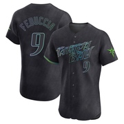 Hunter Feduccia Men's Tampa Bay Rays 2024 City Connect Jersey - Charcoal Elite