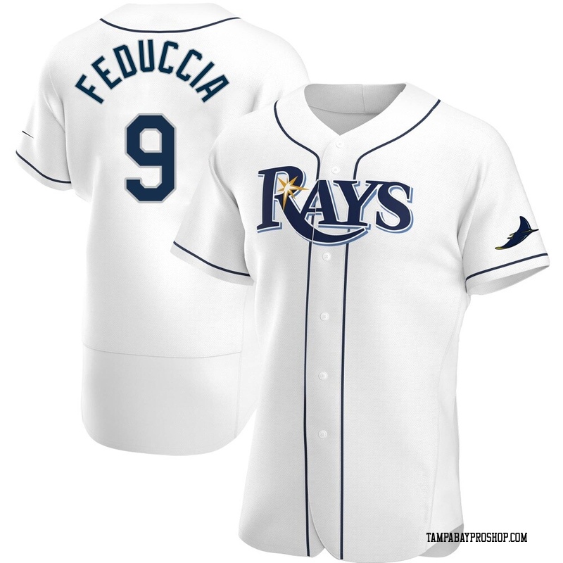 Hunter Feduccia Men's Tampa Bay Rays Home Jersey - White Authentic