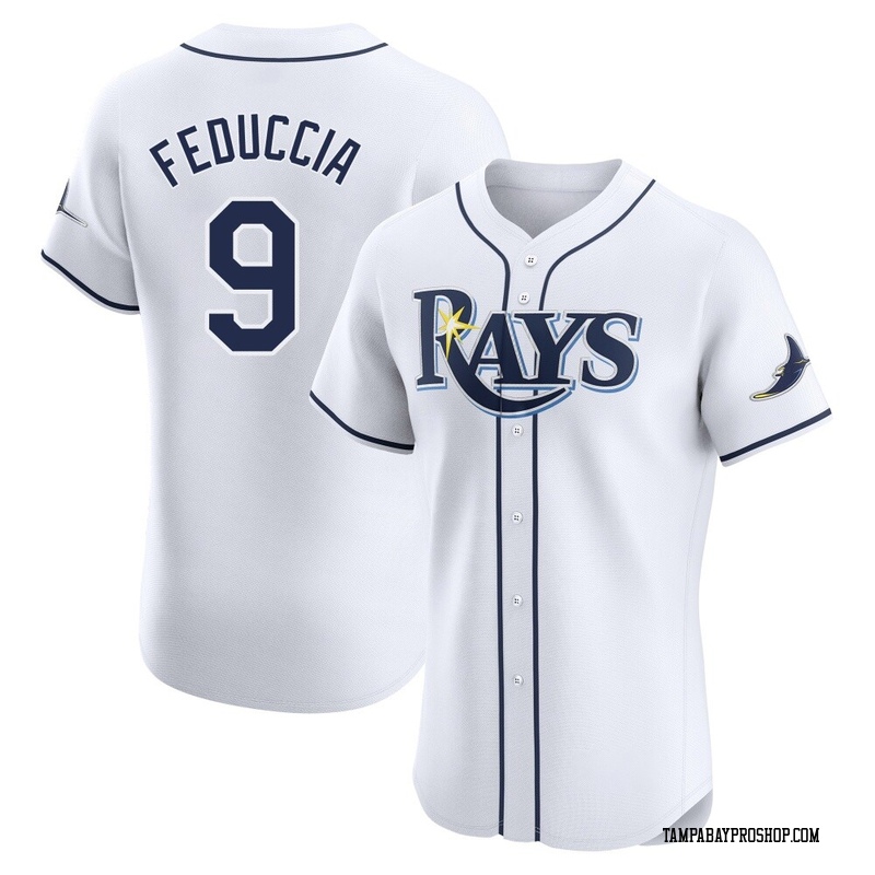 Hunter Feduccia Men's Tampa Bay Rays Home Jersey - White Elite