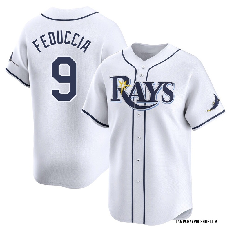 Hunter Feduccia Youth Tampa Bay Rays Home Jersey - White Limited