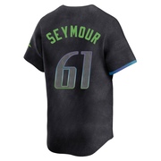 Ian Seymour Men's Tampa Bay Rays 2024 City Connect Jersey - Charcoal Limited